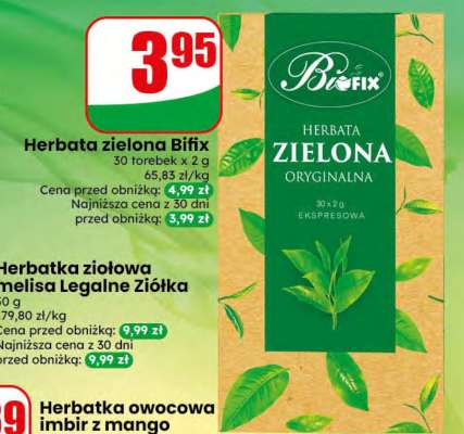 Herbata zielona Bifix