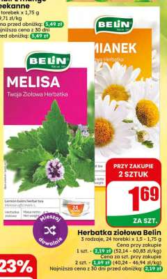 Herbatka ziołowa Belin