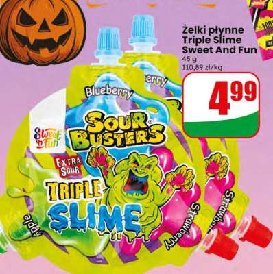 żelki płynne Triple Slime Sweet And Fun