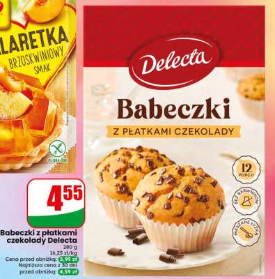 Babeczki z płatkami czekolady Delecta