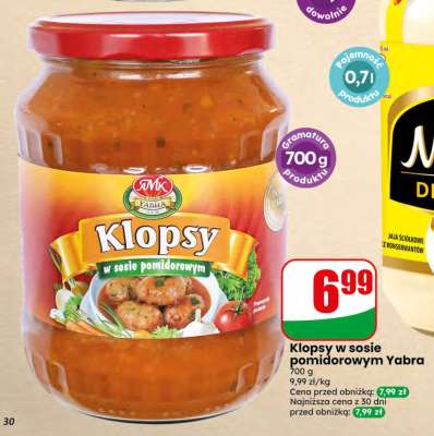 Klopsy w sosie pomidorowym Yabra