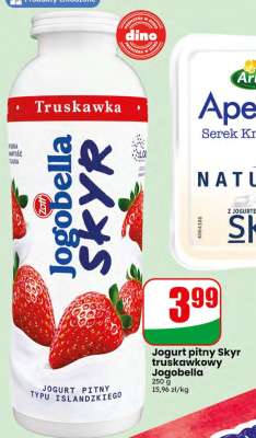 Jogurt pitny Skyr truskawkowy Jogobella