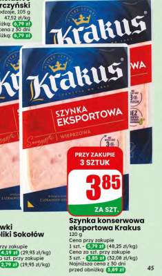 Szynka konserwowa eksportowa KRAKUS