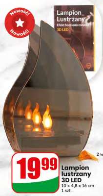 Lampion lustrzany 3D LED
