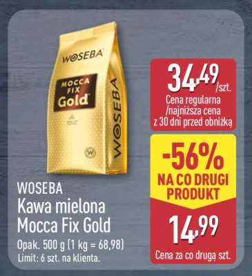 Woseba Kawa mielona Mocca Fix Gold