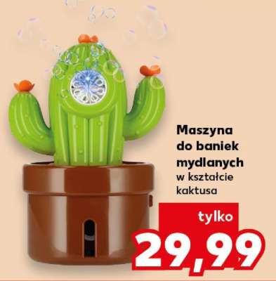 Maszyna do baniek mydlanych w kształcie kaktusa