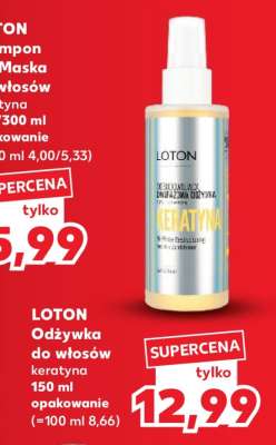 LOTON Odżywka do włosów keratyna