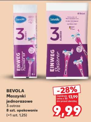 BEVOLA Maszynki jednorazowe