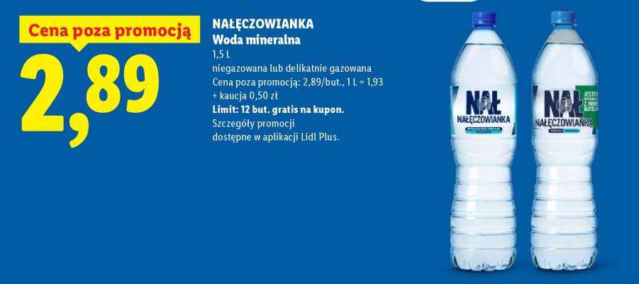 NAŁĘCZOWIANKA Woda mineralna