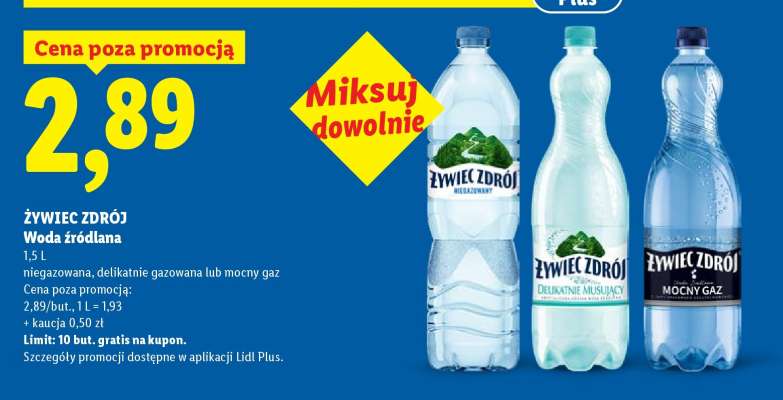 ŻYWIEC ZDRÓJ Woda źródlana