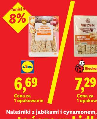 Naleśniki z jabłkami i cynamonem