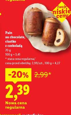 Pain au chocolate, ciastko z czekoladą