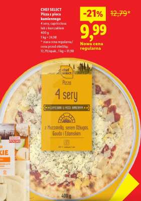 CHEF SELECT Pizza z pieca kamiennego**