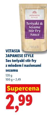 VITASIA JAPANESE STYLE Sos teriyaki stir fry
