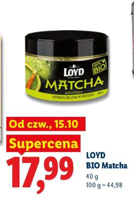 LOYD BIO matcha