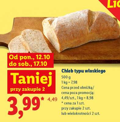 Chleb typu włoskiego