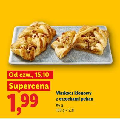 Warkocz klonowy z orzechami pekan