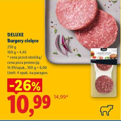 DELUXE Burgery cielęce