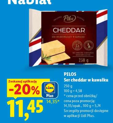 Pilos Ser cheddar w kawałku