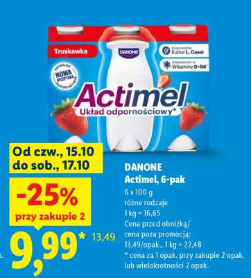 Danone Actimel, 6-pak