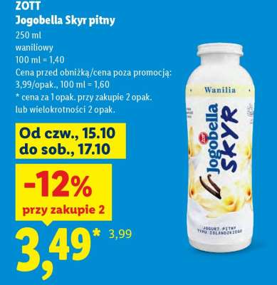 ZOTT Jogobella Skyr pitny