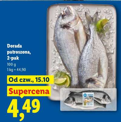 Dorada patroszona, 2-pak