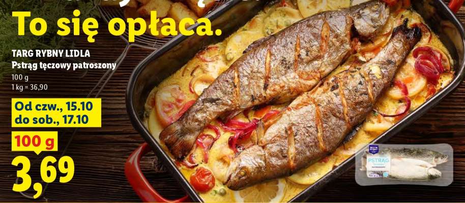 Pstrąg tęczowy – patroszony
