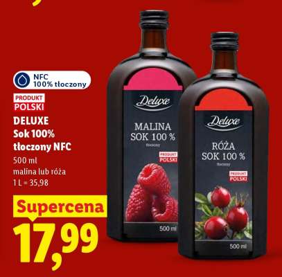 DE LUXE Sok 100% tłoczony NFC
