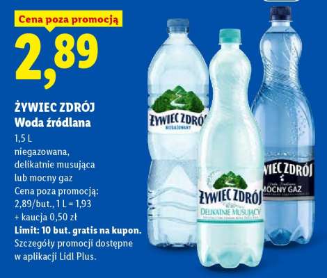 ŻYWIEC ZDRÓJ Woda źródlana