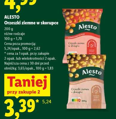 Alesto Orzeszki ziemne w skorupce