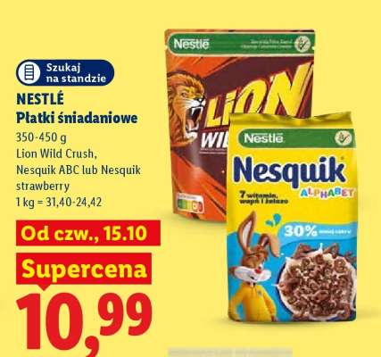 NESTLÉ Płatki śniadaniowe
