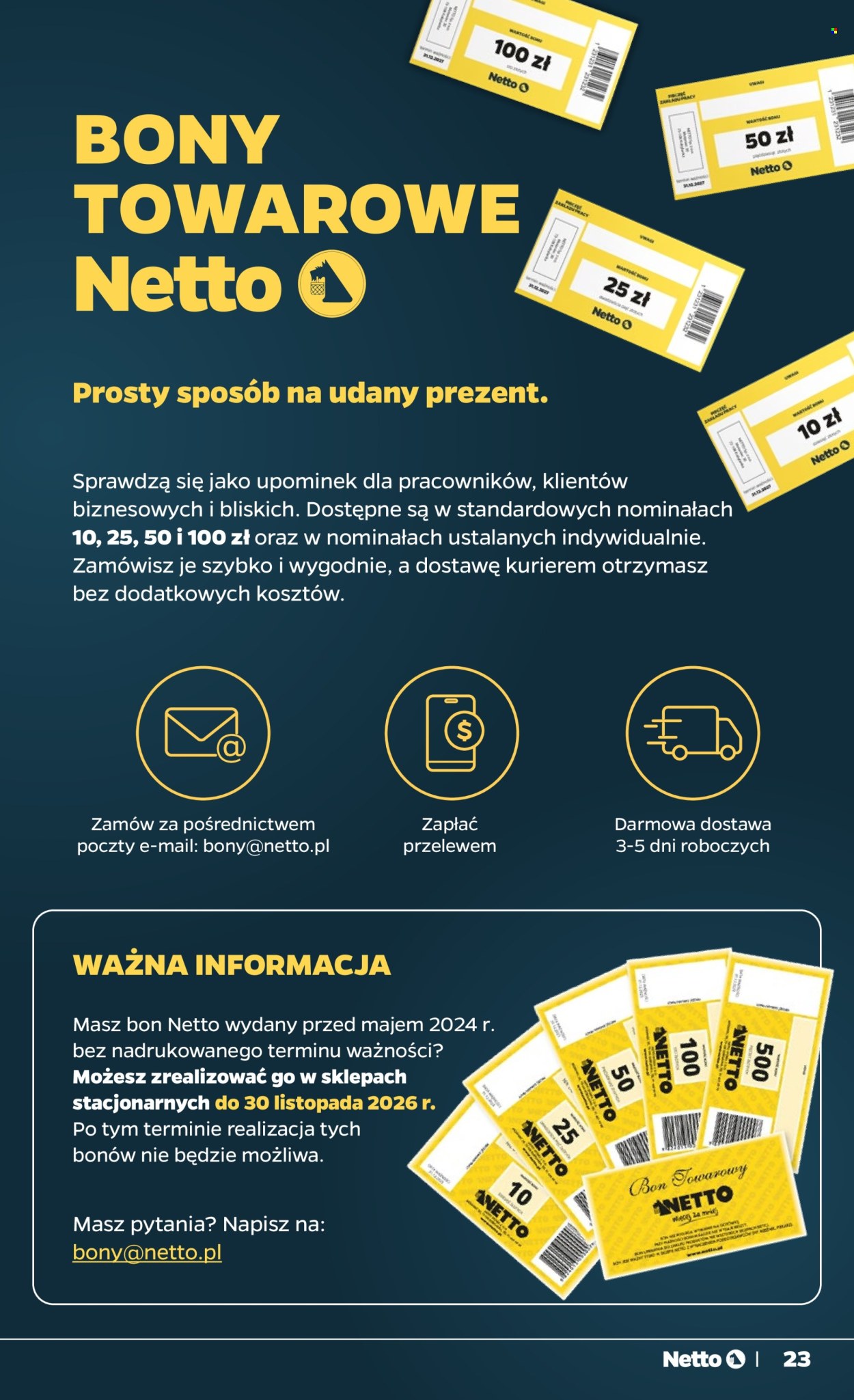 Gazetka Netto - 15.10.2026. - 17.10.2026.. Strona 23