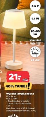 Wysoka lampka nocna