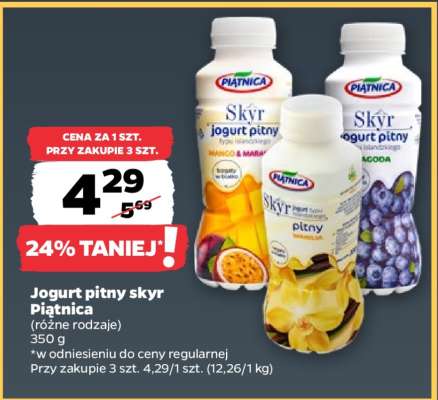 Jogurt pitny Skyr Piątnica