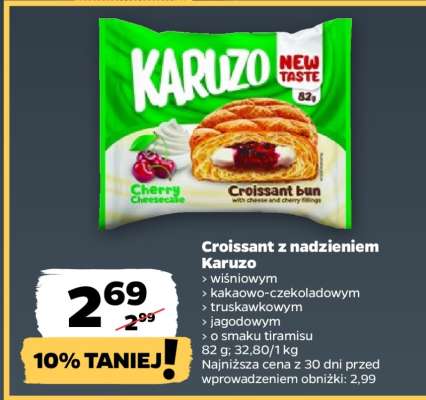 Croissant z nadzieniem Karuzo