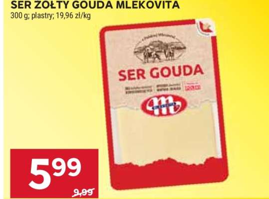 Ser żółty gouda Mlekovita