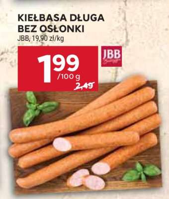 Kiełbasa długa bez osłonki