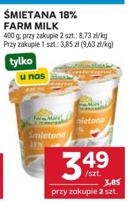ŚMIETANA 18% FARM MILK