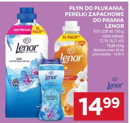 Płyn do płukania/ perełki zapachowe do prania Lenor**