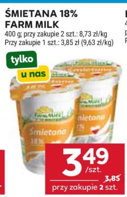 ŚMIETANA 18% FARM MILK