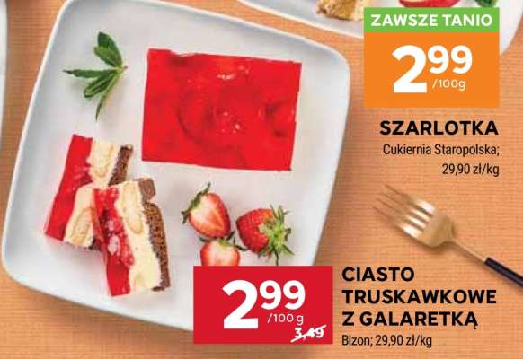 Ciasto truskawkowe z galaretką