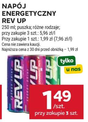NAPÓJ ENERGETYCZNY REV UP