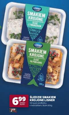 Śledzie Smakiem Krojone Lisner