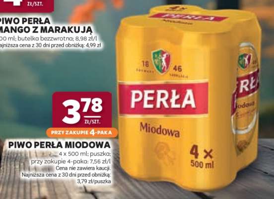Piwo Perła Miodowa