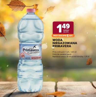 Woda niegazowana Primavera