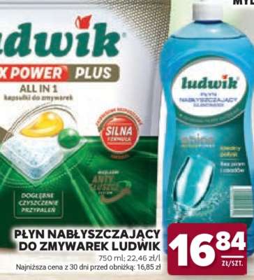 Płyn nabłyszczający do zmywarek Ludwik