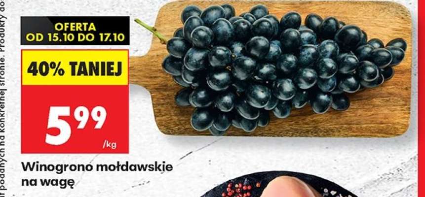 Winogrono mołdawskie na wagę