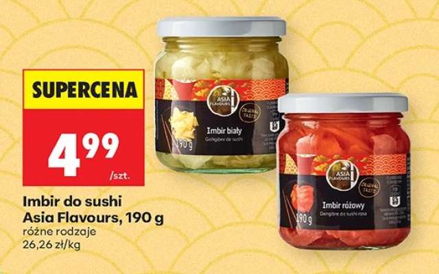 Imbir do sushi Asia Flavours, 190 g