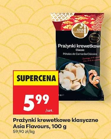 Prażynki krewetkowe klasyczne Asia Flavours, 100 g