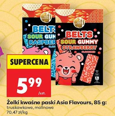 Żelki kwaśne paski Asia Flavours, 85 g